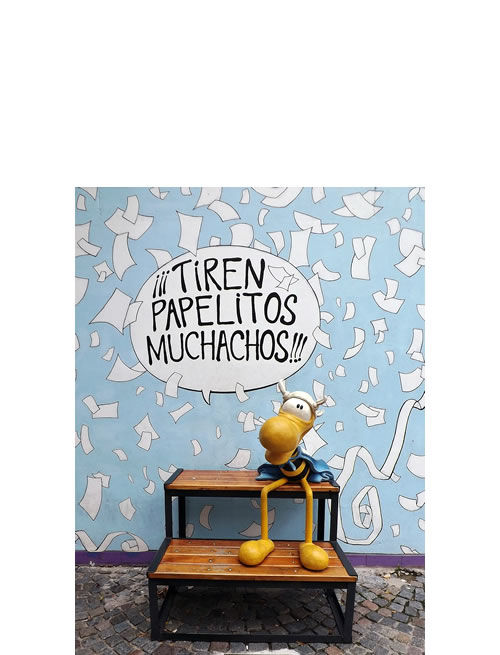 “¡Tiren papelitos, muchachos!”